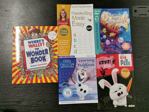 5 Children's Maths, English & Activity Books