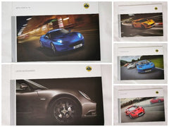Lotus Brochure Collection 2010 Complete 5 Book Set - Evora, Elise, Exige, Range