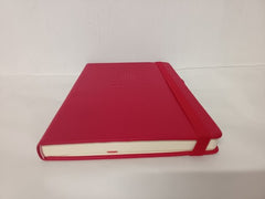 House of Lords Embossed Notebook (A5, Red, Faux Leather)
