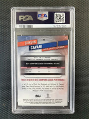 EDINSON CAVANI 2019 Topps FINEST UCL PURPLE REFRACTOR PSA 9 [250]