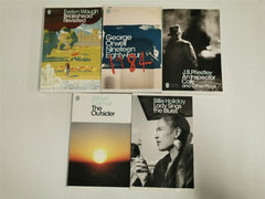 Penguin Modern Classic 5 Book Bundle - 1984, Brideshead Revisited, The Outsider.