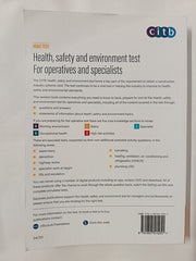 Health, safety and environment test for operatives and specialists 2019 : GT100