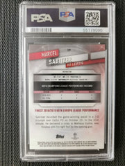 Marcel Sabitzer Topps Finest UCL 2019 Refractor PSA 10 GEM MT
