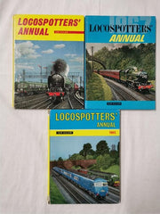 3 x 1960's Locospotters Annuals by Ian Allan