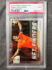 Robin Van Persie 2014 Panini Prizm World Cup Net Finders #14 PSA 9 MINT