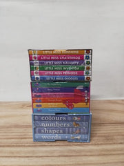 3 x Little Library [Board book] Peppa Pig, Little Miss, Peter Rabbit