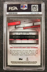 Timo Werner Topps Finest 2019 UCL Purple Refractor PSA 9 [250]