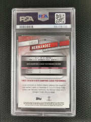 Lucas Hernandez 2019 Topps Finest Purple Refractor PSA 10
