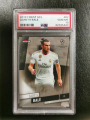 Gareth Bale 2019 Topps Finest UCL #67 PSA 10 GEM MINT Wales
