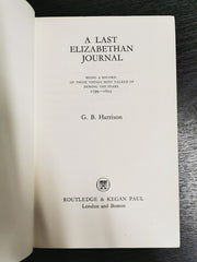The Elizabethan journals; 1591-1603, G.B. Harrison