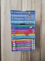 3 x Little Library [Board book] Peppa Pig, Little Miss, Peter Rabbit