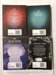 Disney Twisted Tales & Villains Bundle, 4 Books: Fairest of All, Set in Stone...