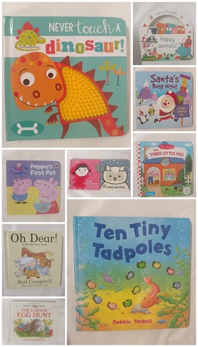 â­10 Babies Picture Board Books Bundleâ­For Toddlers Random Lotâ­