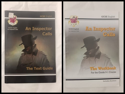 An Inspector Calls GCSE English CGP Revision Guide + Workbook bundle