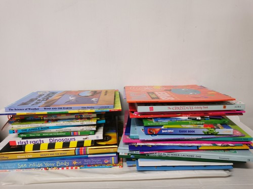 50 Children's Book Bundle For Young Readers/Activity Random Lot