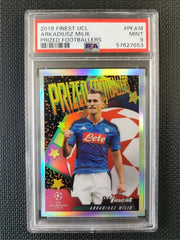 Arkadiusz Milik 2019 Topps FInest UEFA CHAMPIONS LEAGUE PRIZED FOOTBALLERS PSA 9