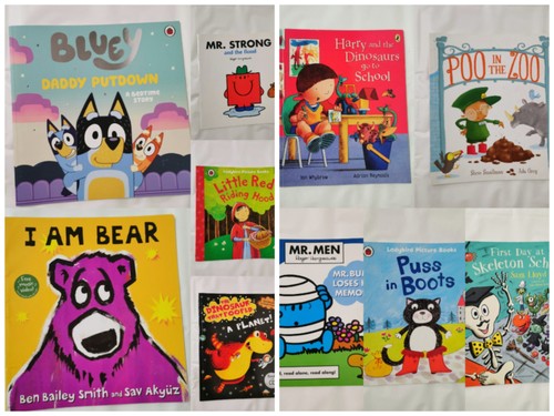 10 Childrenâs Books Bundle Preschool Young Readers Mixed Random Lot