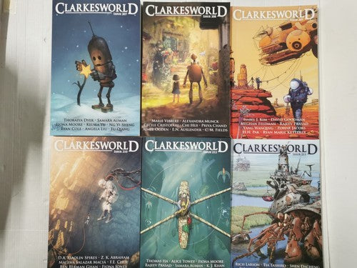 Clarkesworld Issue 207 - 212 (Clarkesworld Magazine) 6 Books