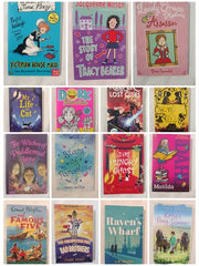 15 Books for Girls, Chapter Books Bundle Age 8+, Random Selection, Mixed Authors