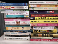 JOBLOT/WHOLESALE New BOX of 30 Non Fiction BOOKS - Textbooks, Business, History