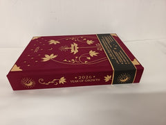 2026 Year of Growth Book from Dreamy Moons, Burgundy