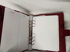 Filofax Norfolk A5 Leather Organiser - Currant