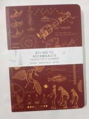 Atoms to Astronauts Undated Yearly Productivity Planner - Red