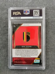 Eden Hazard 2020 Panini Select UEFA Euro #178 PSA 10 GEM MT Belgium, Real Madrid
