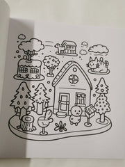 Dreamy Wooden House: Coloring Book for Adults and Teens, Bold and Easy Designs