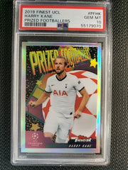 Harry Kane Topps Finest 2019 UCL Prized Footballers PSA 10 GEM MT