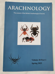 Arachnology - The Journal of the British Arachnological Society Vol 20 p.1 2025