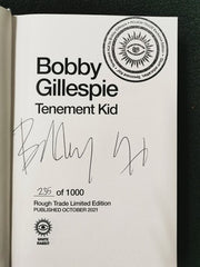 Bobby Gillespie Tenement Kid White Rabbit Collector's Edition SIGNED NUMBERED