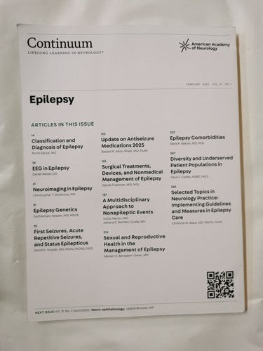 Continuum Journal  - Lifelong Learning in Neurology April 2025 Vol 31 No 2