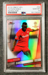 Patson Daka 2019 Topps Finest Refractor #56 PSA 10 GEM MT
