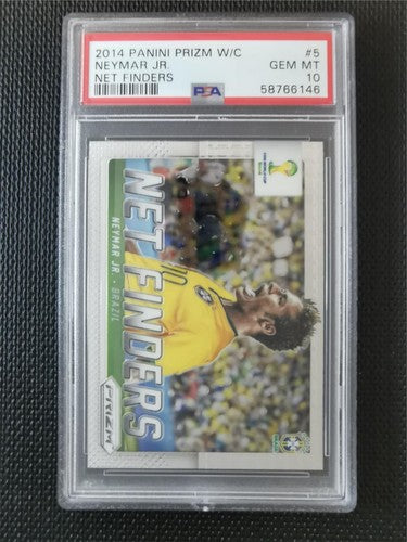 2014 Panini Prizm World Cup Neymar JR. Net Finders PSA 10 GEM MT #5