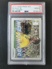 2014 Panini Prizm World Cup Neymar JR. Net Finders PSA 10 GEM MT #5