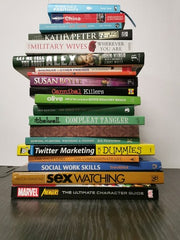 JOBLOT/WHOLESALE New BOX of 55 Non Fiction BOOKS - Textbooks, Business, History