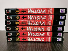 Hellsing Vol. 1-6 English Manga by Kohta Hirano Dark Horse Comics RARE Book Set