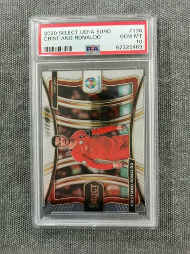 Cristiano Ronaldo 2020 Panini Select UEFA Euro #136 Mezzanine PSA 10 GEM MT