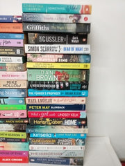 60 Mixed Fiction Paperbacks â Crime, Romance & Contemporary Bundle