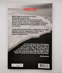 KOZLOWSKI, a Novel by  Jane Rogoyska - Advance Reader Copy ARC - Paperback