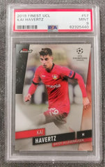 Kai Havertz 2019 Topps Finest UCL PSA 9 Bayer 04 Leverkusen / Chelsea