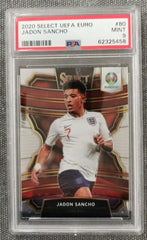 Jadon Sancho 2020 Panini Select UEFA Euro #80 PSA 9 England