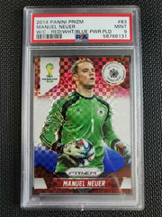 2014 Panini Prizm World Cup Manuel Neuer PSA 9 RED/WHT/BLUE PWR.PLD