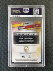 Ryan Babel 2019 Topps Finest UCL Auto Green Refractor [99] PSA 10 GEM MT