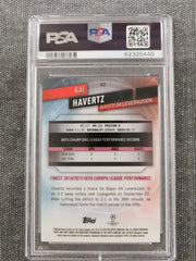 Kai Havertz 2019 Topps Finest UCL PSA 9 Bayer 04 Leverkusen / Chelsea