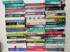 60 Mixed Fiction Paperbacks â Crime, Romance & Contemporary Bundle