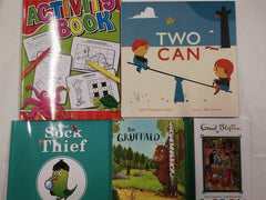 â­Children's Books, LARGE box of 7 Books, Reading, Colouring, Stickersâ­