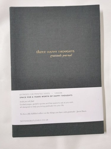 Three Happy Thoughts Gratitude Journal