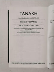 Tanakh (Las Sagradas Escrituras) Hebreo Y Espanol